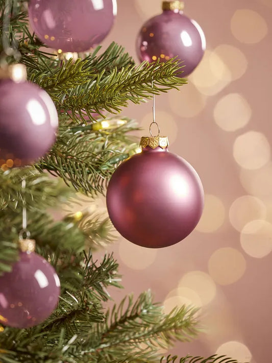 Luxury Decorated Real Christmas Tree Package - 7ft