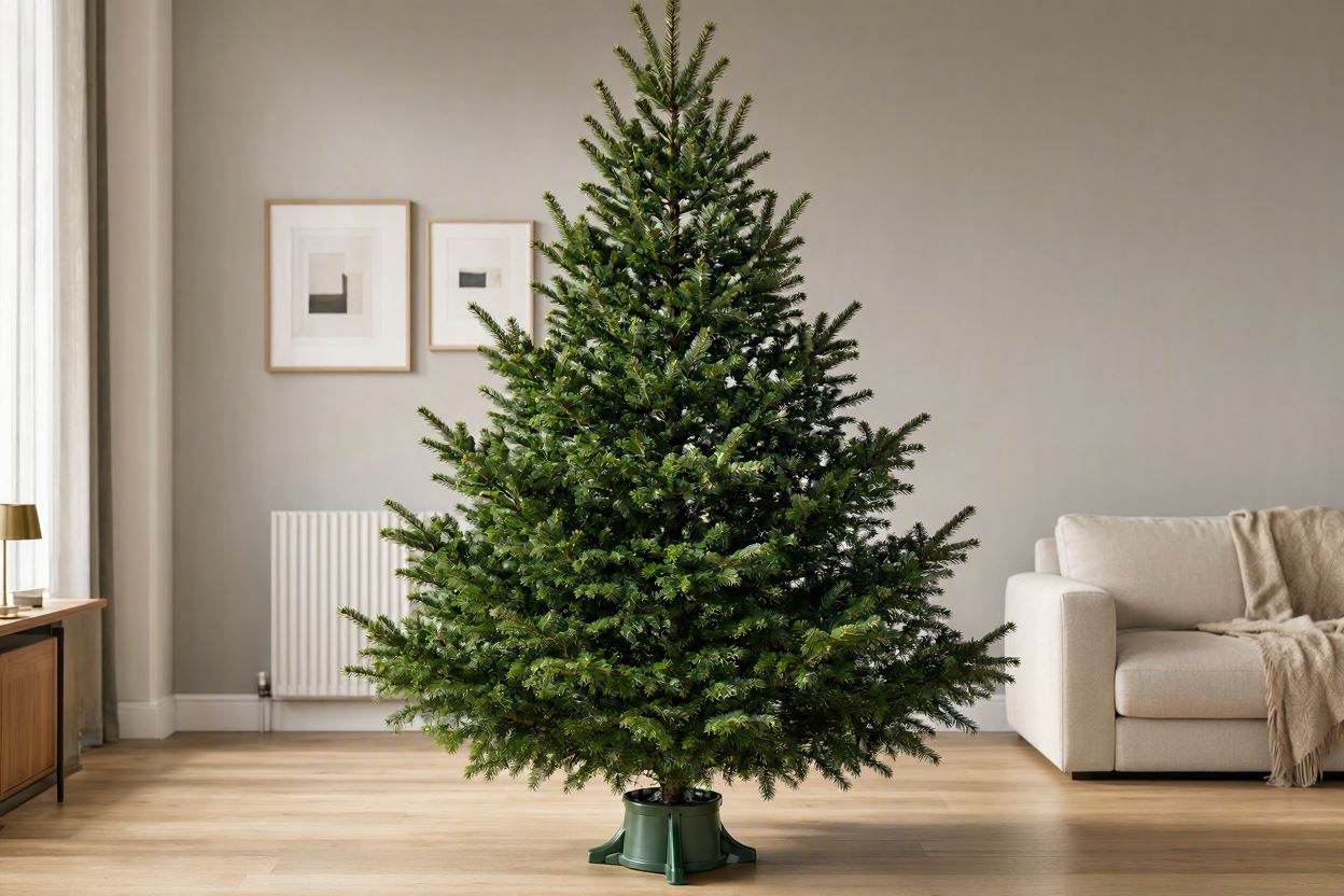 11ft Real Nordmann Fir Christmas Tree | No Needle Drop