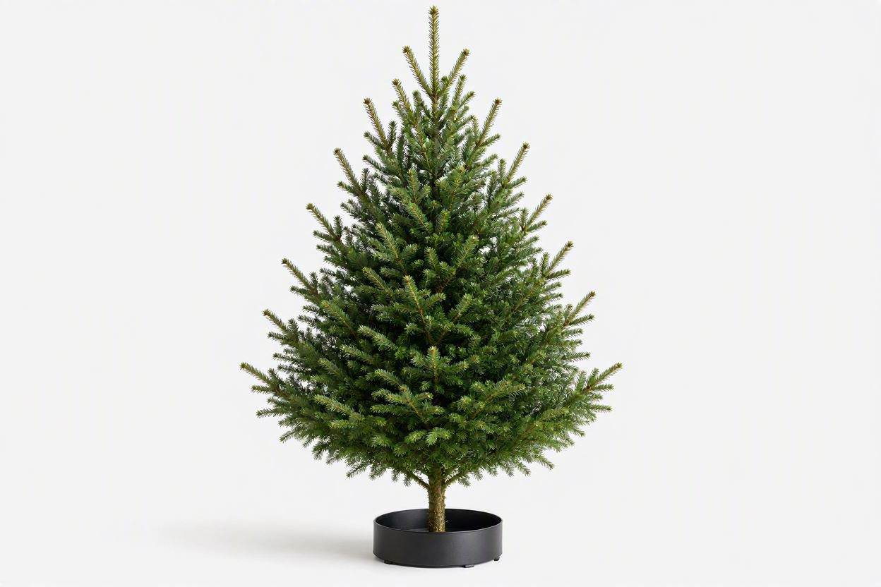 4ft Real Nordmann Fir Christmas Tree | No Needle Drop